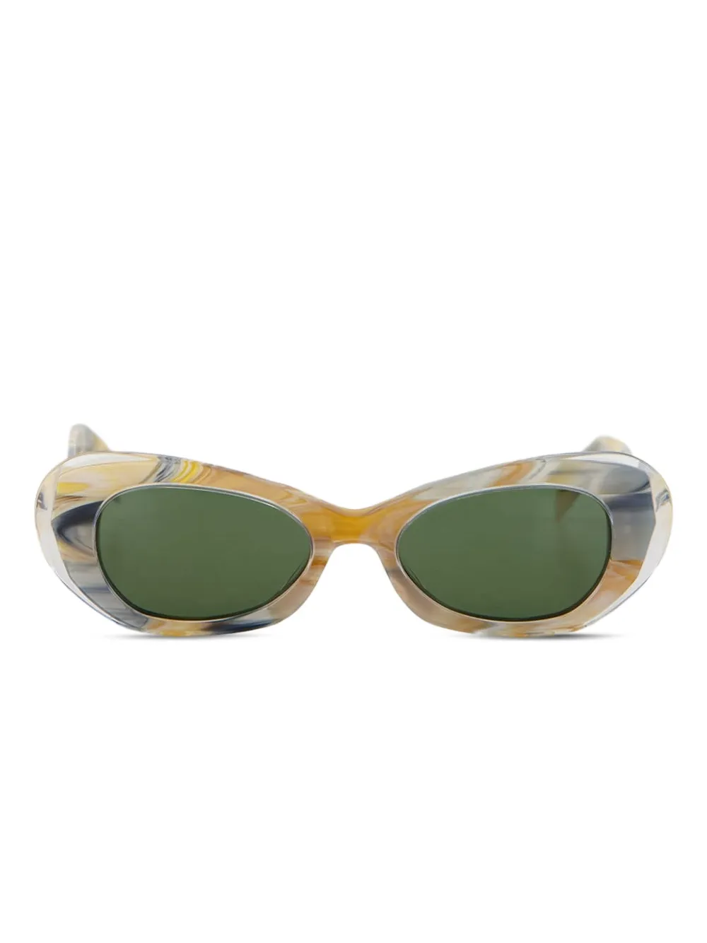 Retrosuperfuture lentes de sol Izipho con armazón cat eye | amarillo | Image 1