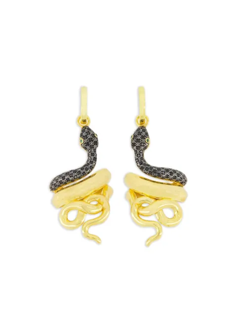 Begüm Khan pendientes Serpentino