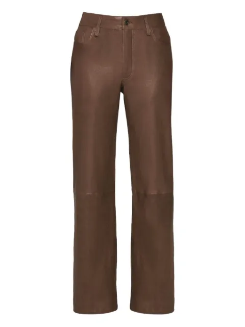 FRAME leather trousers