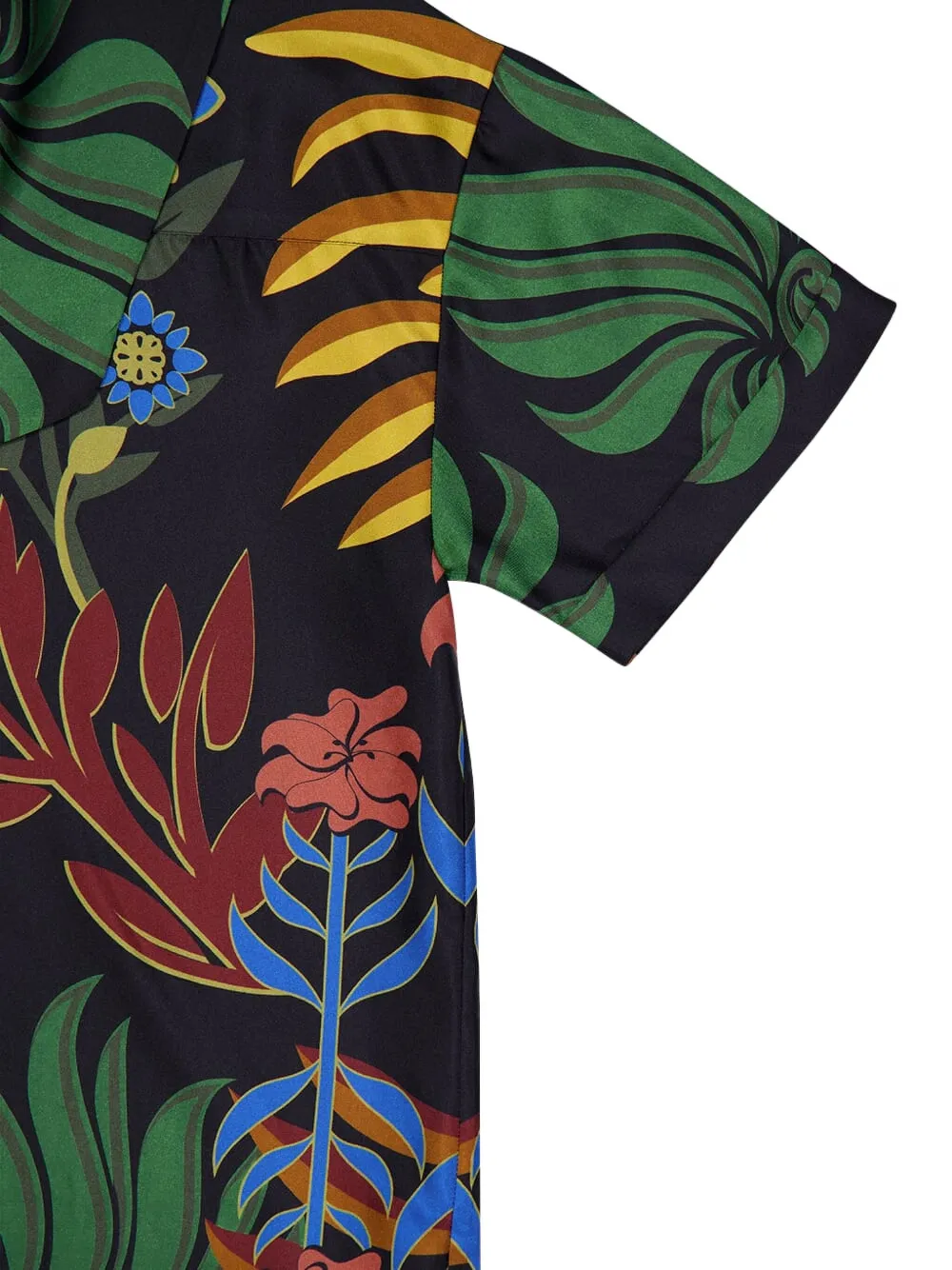 Paula Floral-print Blouse In Black