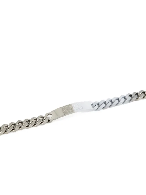 MM6 Maison Margiela Bracciale Rigido Con Grafica Numerica