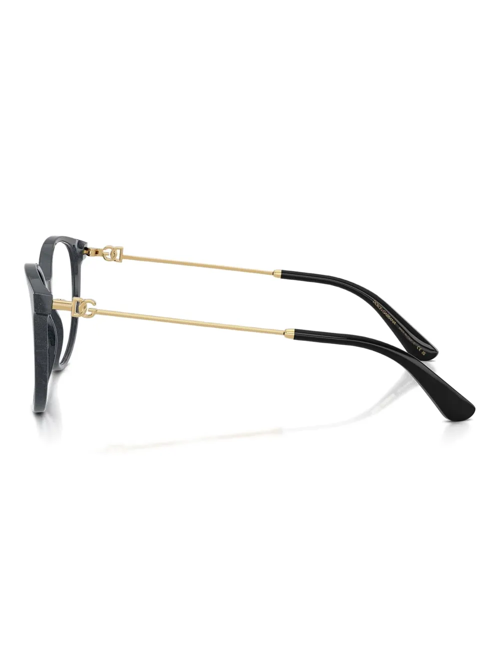 Dolce & Gabbana Eyewear Bril met cat-eye montuur Grijs