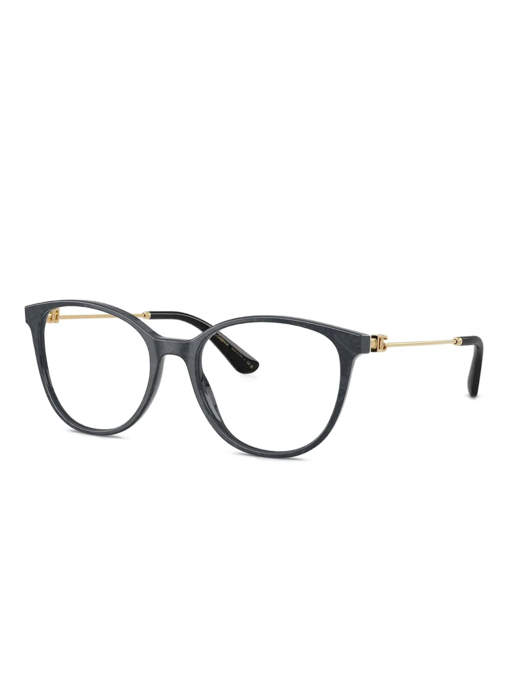 Dolce & Gabbana Eyewear Bril met cat-eye montuur Grijs
