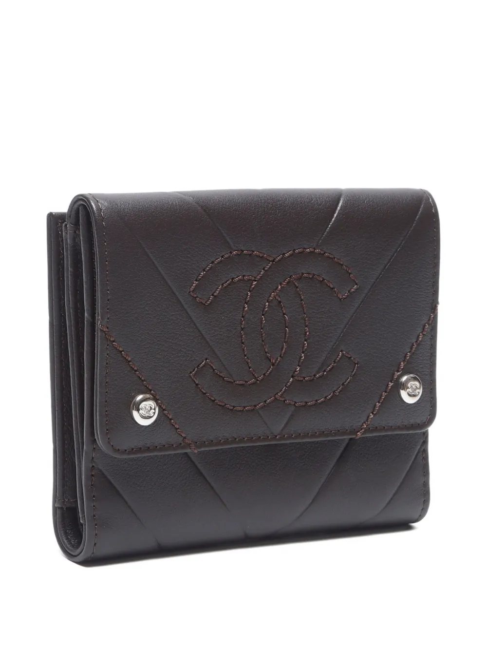 Pre-owned Chanel 2005-2006 Cc Mark Wallet
