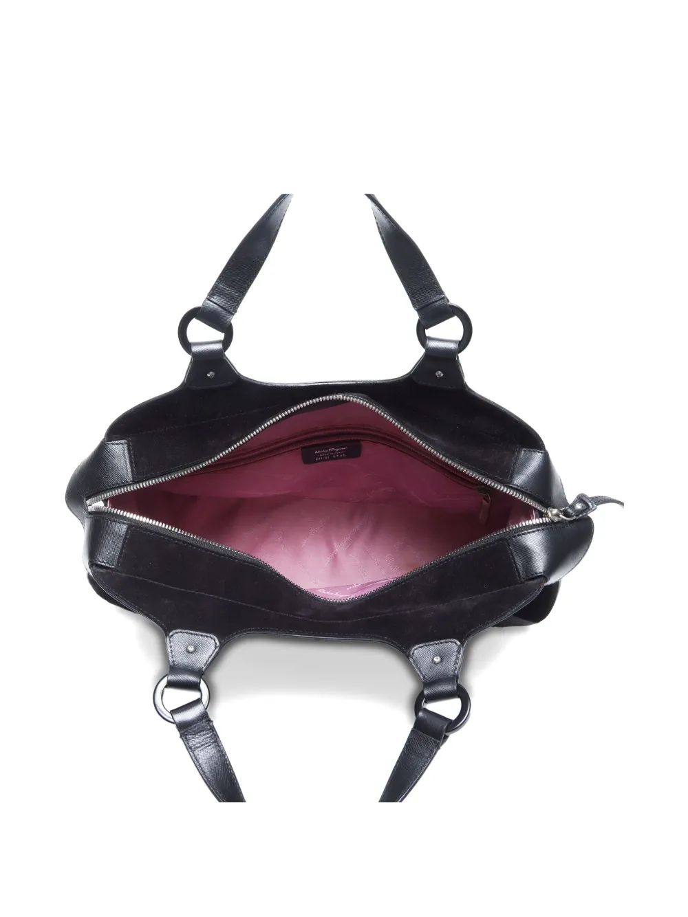 Pre-owned Ferragamo 1990-2010 Gancini-plaque Handbag