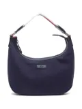 Gucci Pre-Owned 2015-2020 logo-patch canvas shoulder bag - Blue