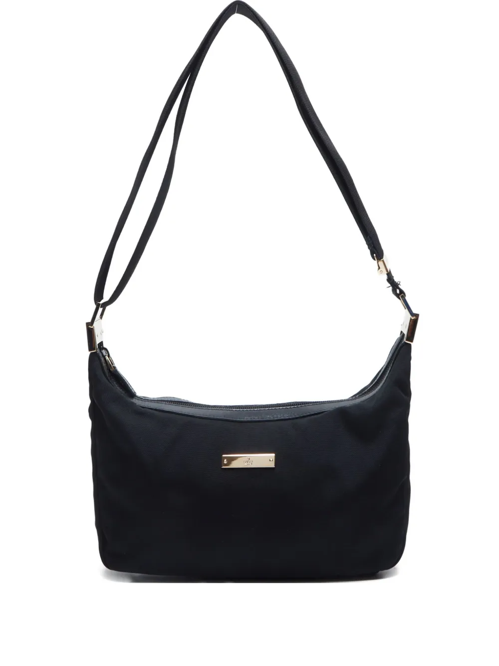 Gucci Pre-Owned 2000-2020 ロゴプレート ショルダーバッグ - ブラック Gucci Pre-Owned 2000-2020 ロゴプレート ショルダーバッグ - ブラック