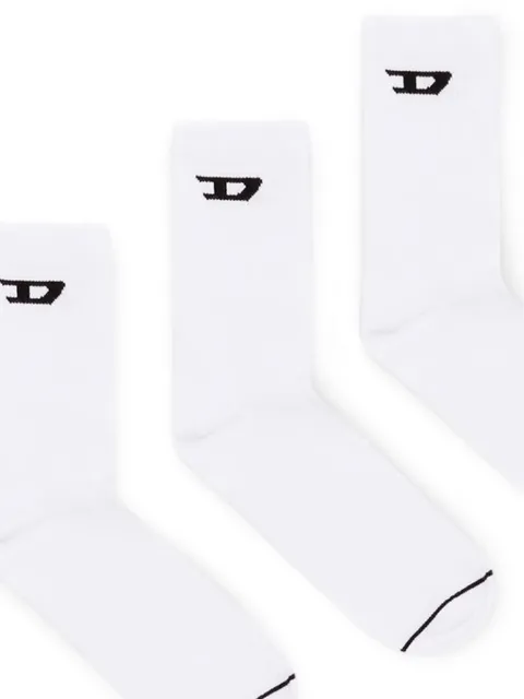 Diesel logo-embroidered ankle socks (pack of three)