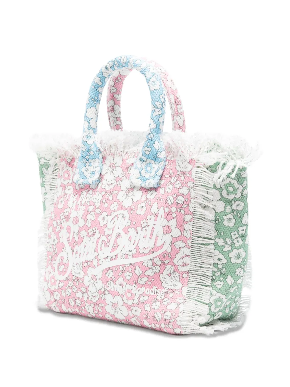 MC2 Saint Barth Mini Vanity floral-print fringed tote bag | Image 2