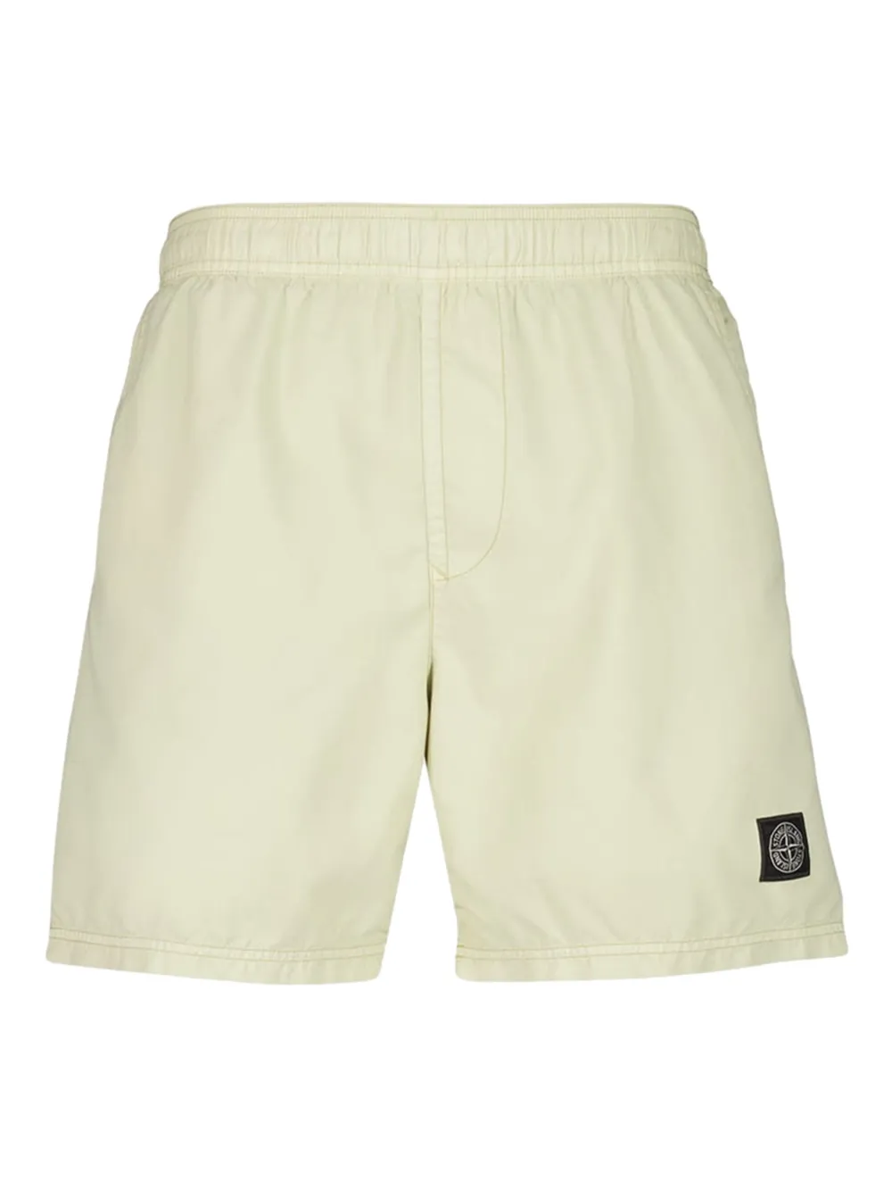Stone Island B100B09 logo-patch swim shorts Beige