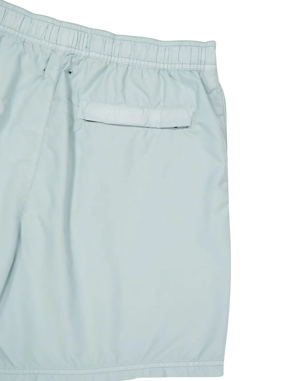 Stone Island B100B09 elasticated-waistband swim shorts Blauw