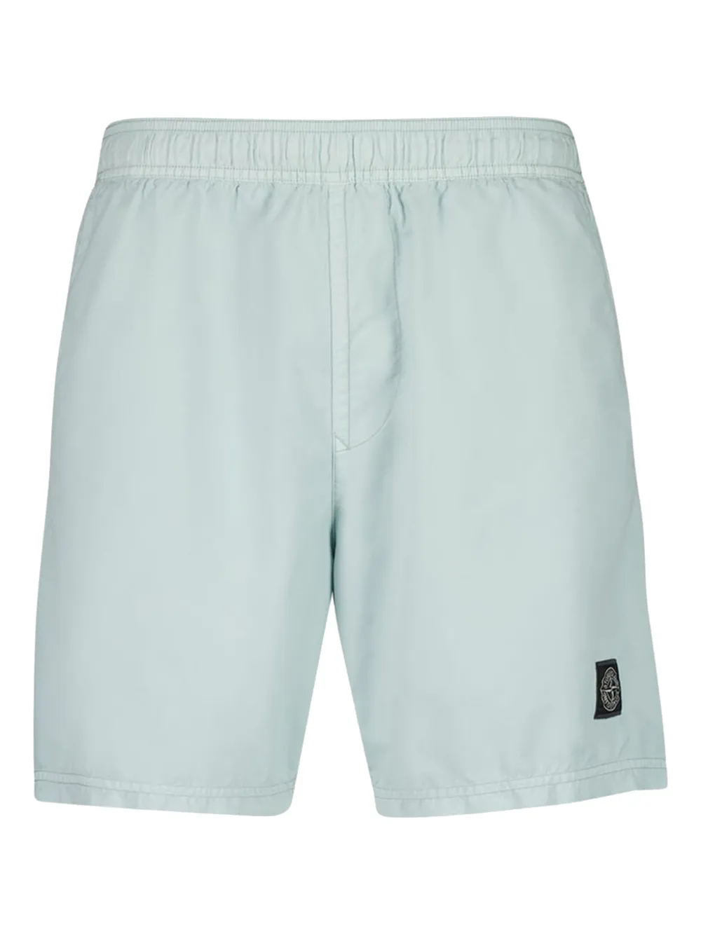 Stone Island B100B09 elasticated-waistband swim shorts Blauw