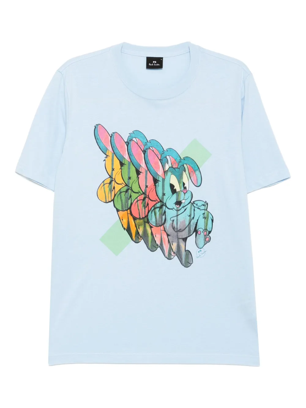 PS Paul Smith Bunny Repeat T-shirt met print Blauw