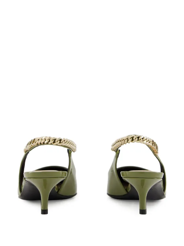 Gucci Signoria Slingback Pumps | Green | FARFETCH