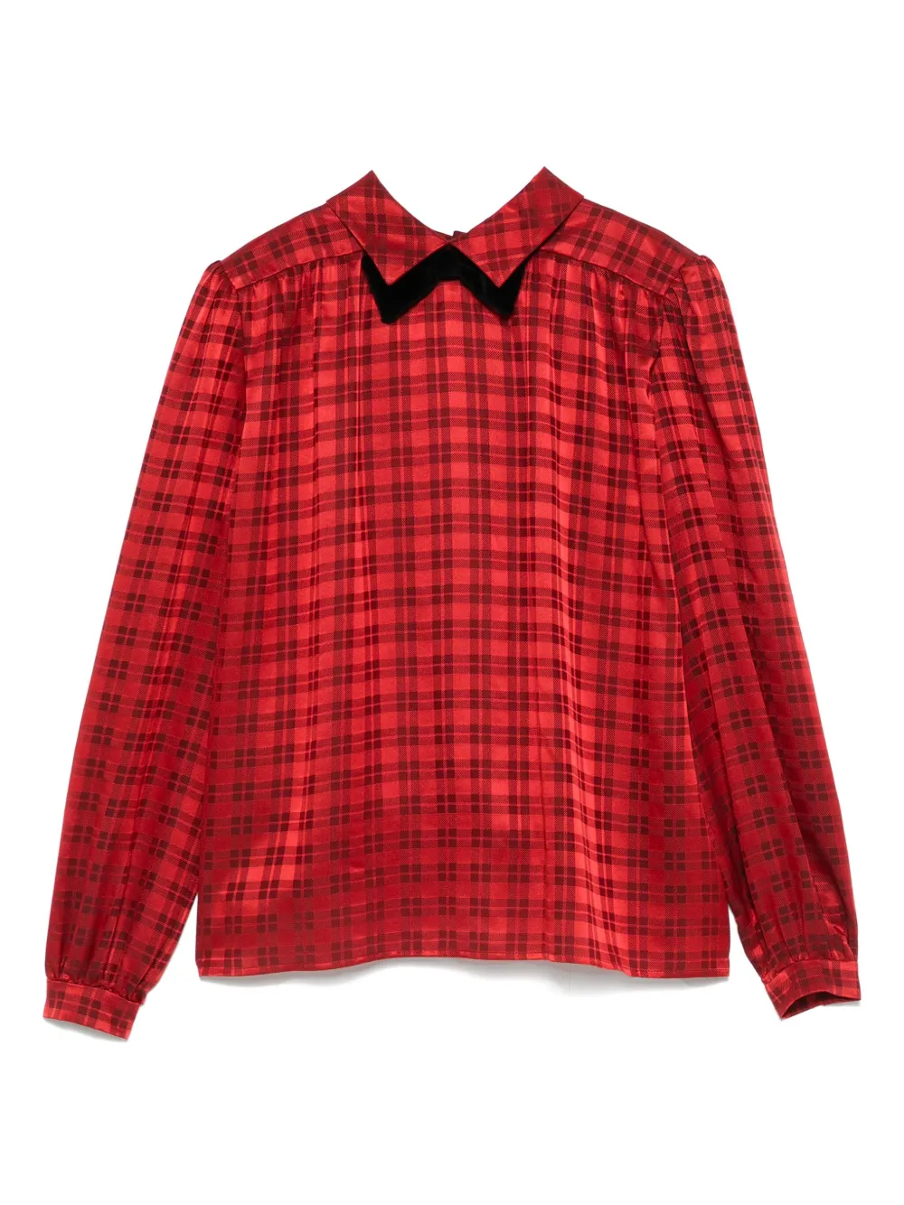 Valentino Garavani Pre-Owned 1980s silk blouse - レッド Valentino Garavani Pre-Owned 1980s silk blouse - レッド