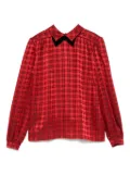Valentino Garavani Pre-Owned 1980s silk blouse - Red