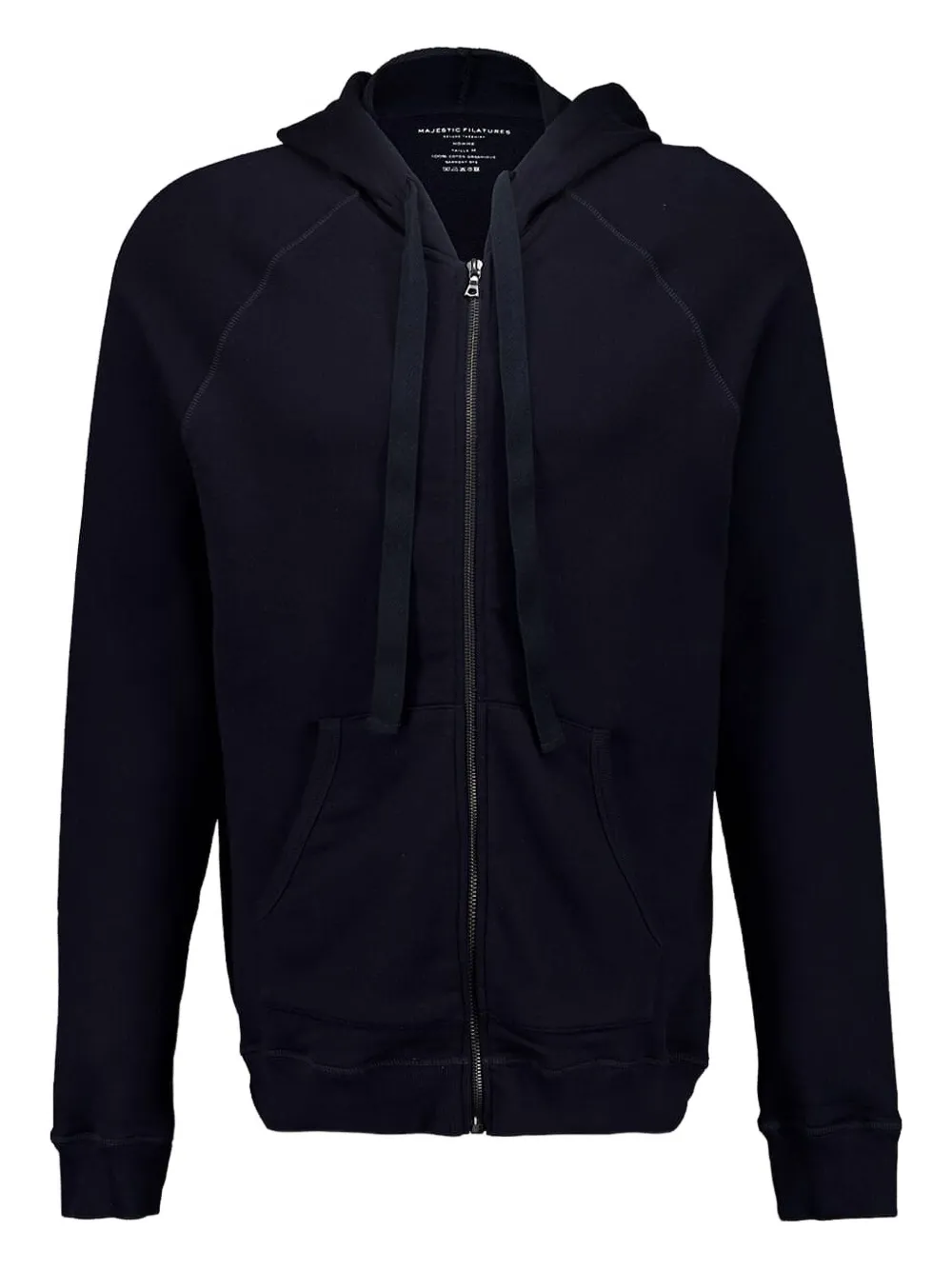 Majestic Filatures hoodie con cierre | azul | Image 1
