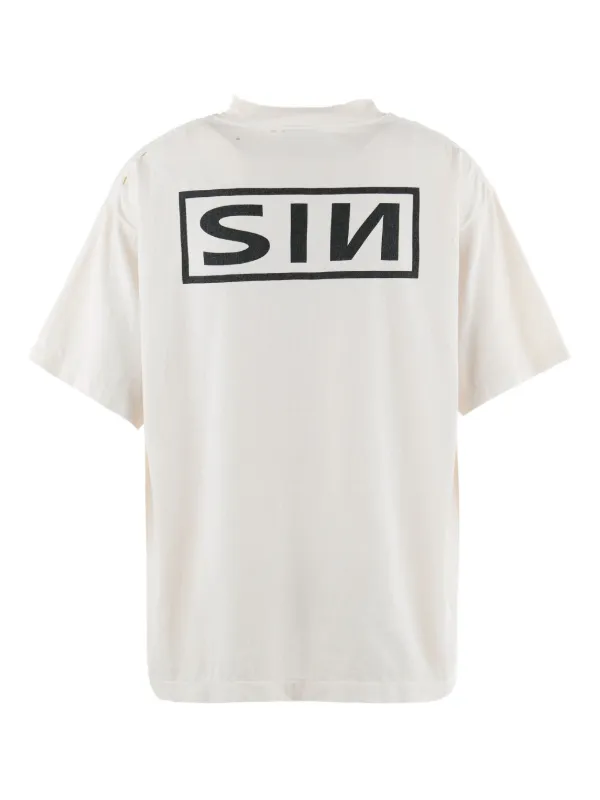 SAINT MXXXXXX Sin T-shirt | White | FARFETCH JO