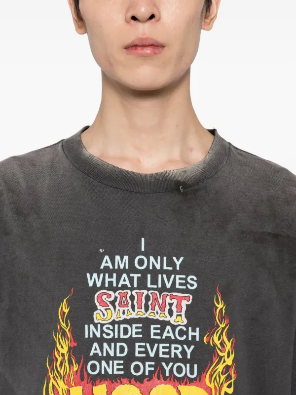 SAINT MXXXXXX graphic-print T-shirt | FARFETCH