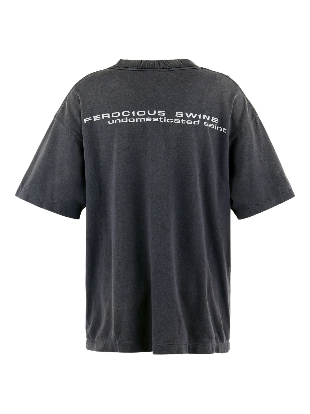 SAINT MXXXXXX T-shirt met grafische print - Zwart