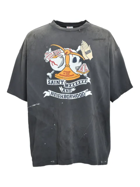 SAINT MXXXXXX graphic-print T-shirt