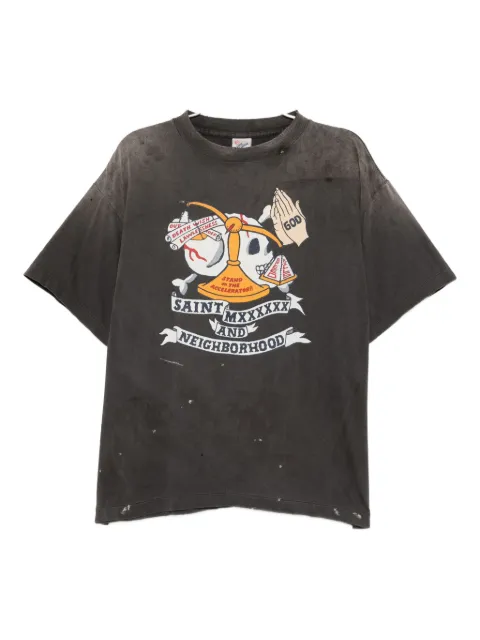 SAINT MXXXXXX graphic-print T-shirt