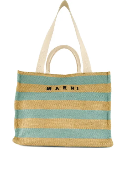 Marni stribet tote