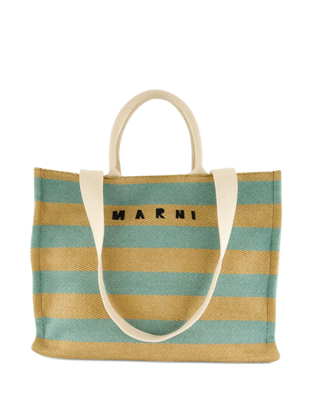 Marni Gestreepte shopper Blauw