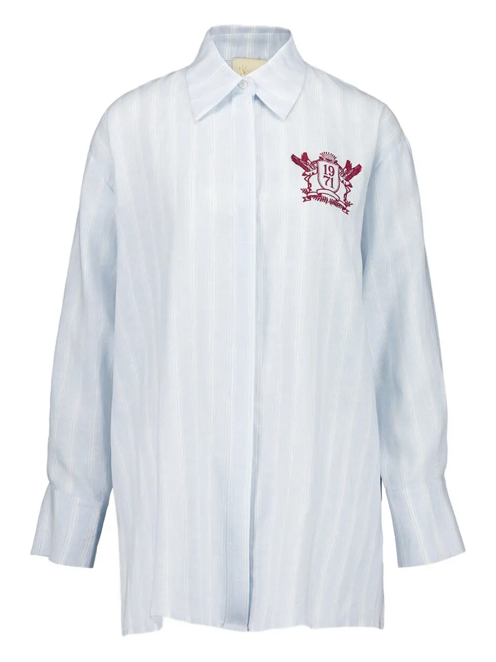 PAULA camisa de lino | azul | Image 1