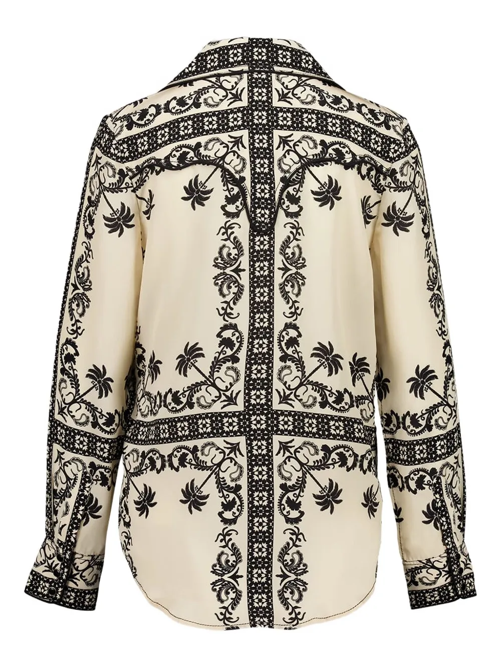 Johanna Ortiz Zijden blouse - Beige
