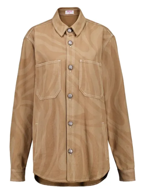 PUCCI printed shirt jacket