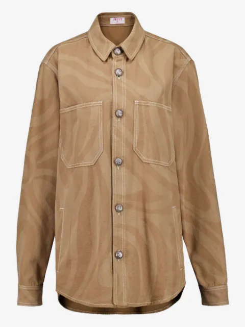 PUCCI printed shirt jacket
