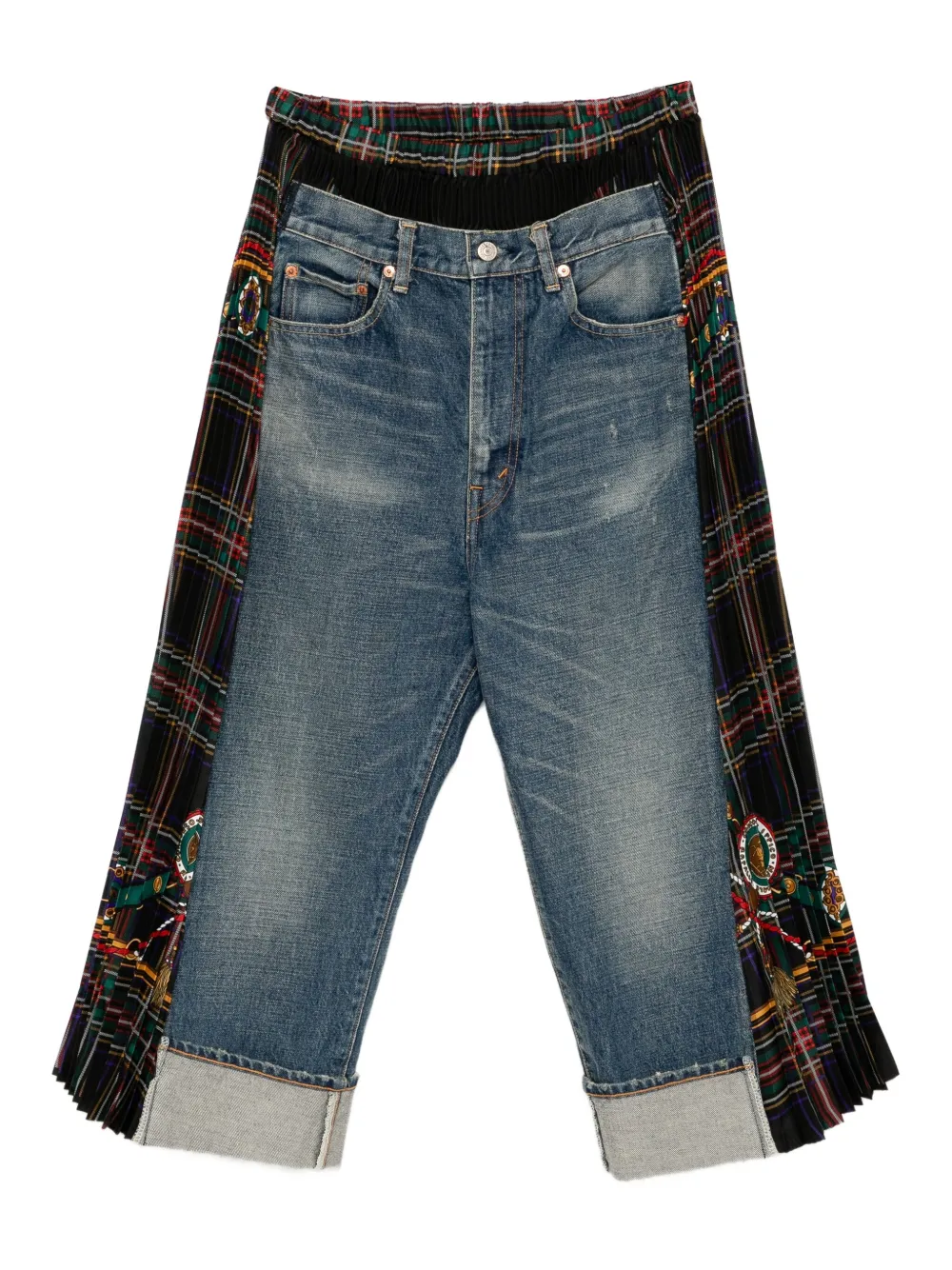 Junya Watanabe patchwork jeans | Blue | Image 1