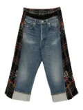 Junya Watanabe patchwork jeans - Blue