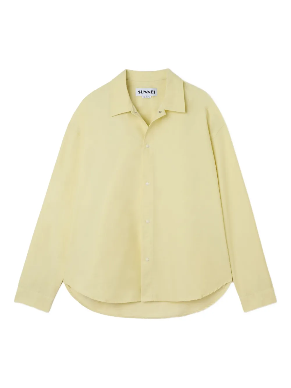 Sunnei tonal-button overshirt | Yellow | Image 1