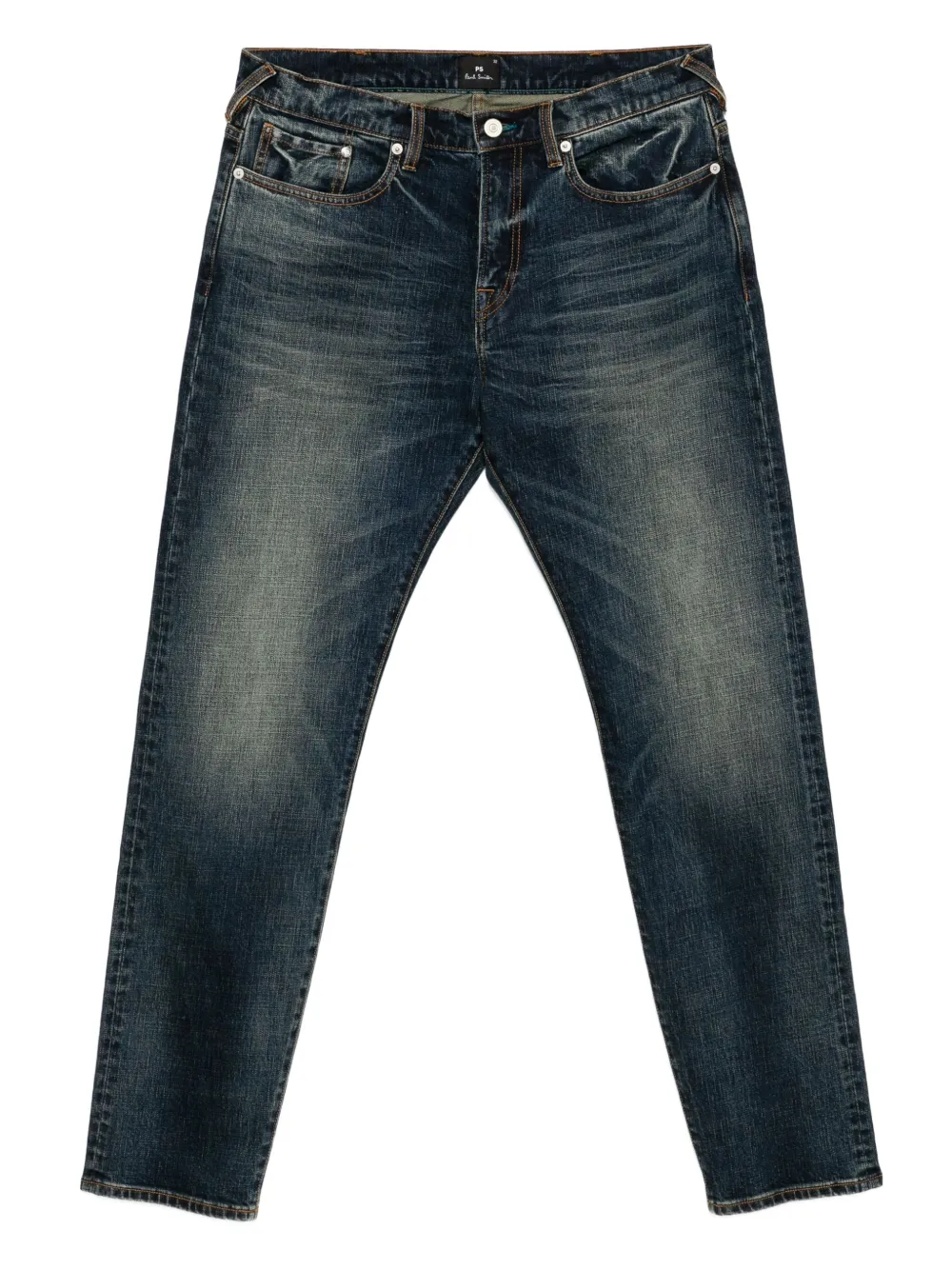 PS Paul Smith Jeans met toelopende pijpen Blauw
