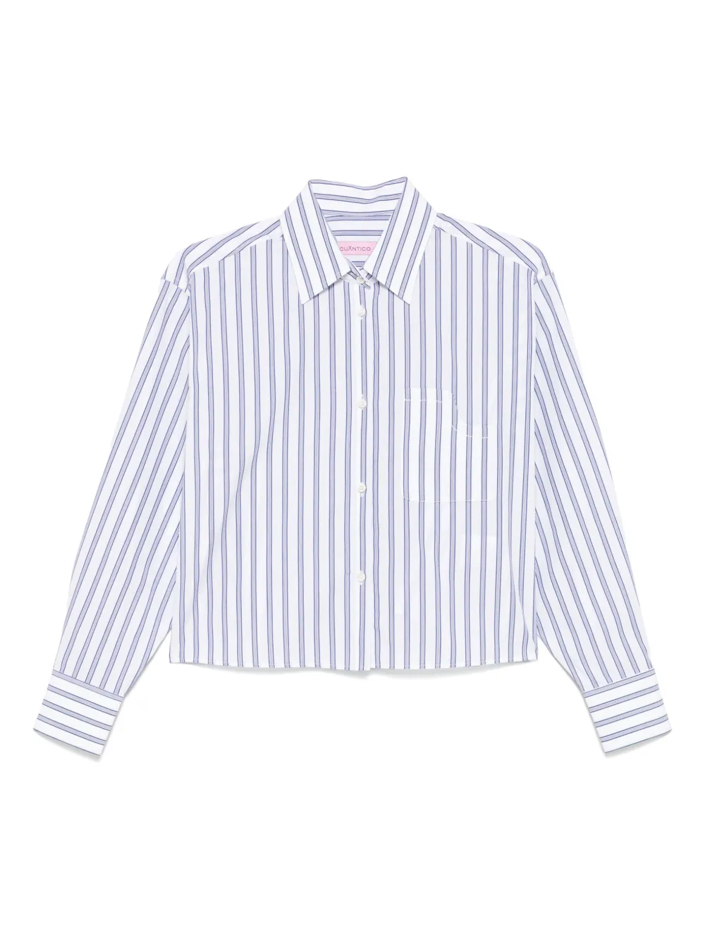 CUANTICO camisa con rayas estampadas | blanco | Image 1