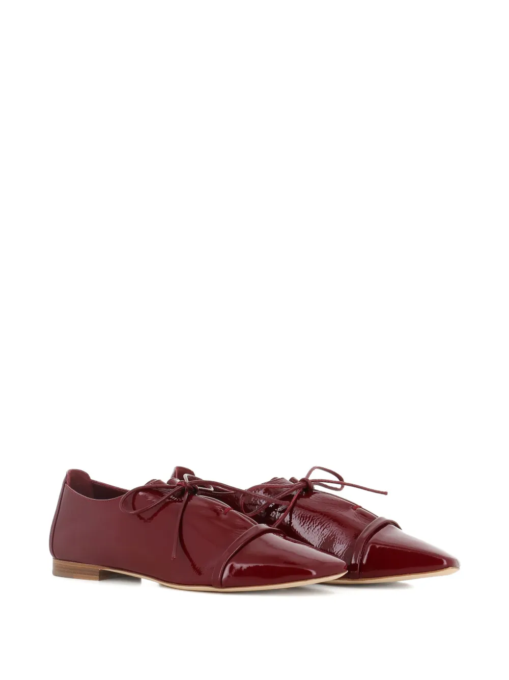 Malone Souliers Jean patent Oxford shoes Brown