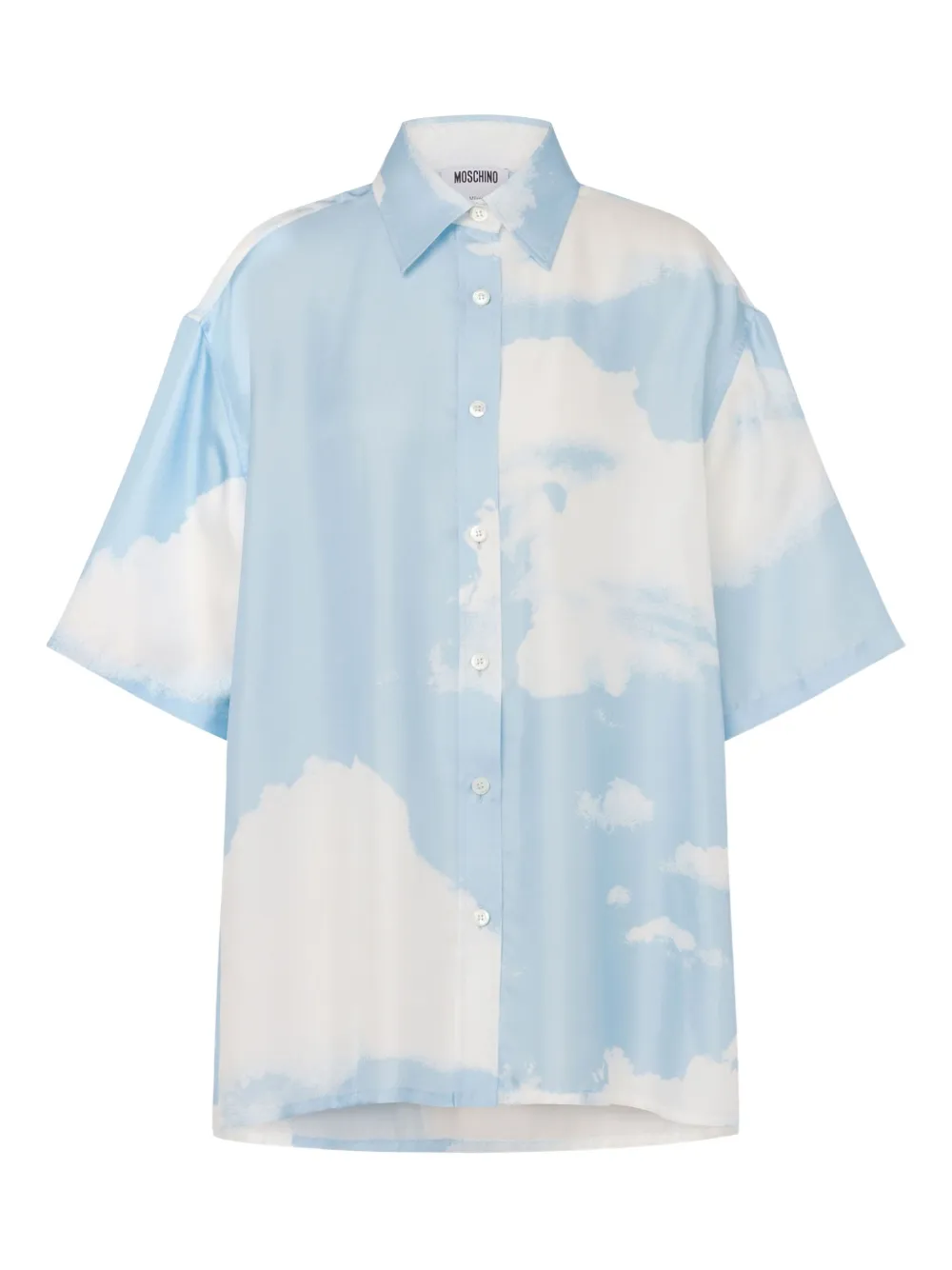 Moschino Archive Clouds blouse Blauw