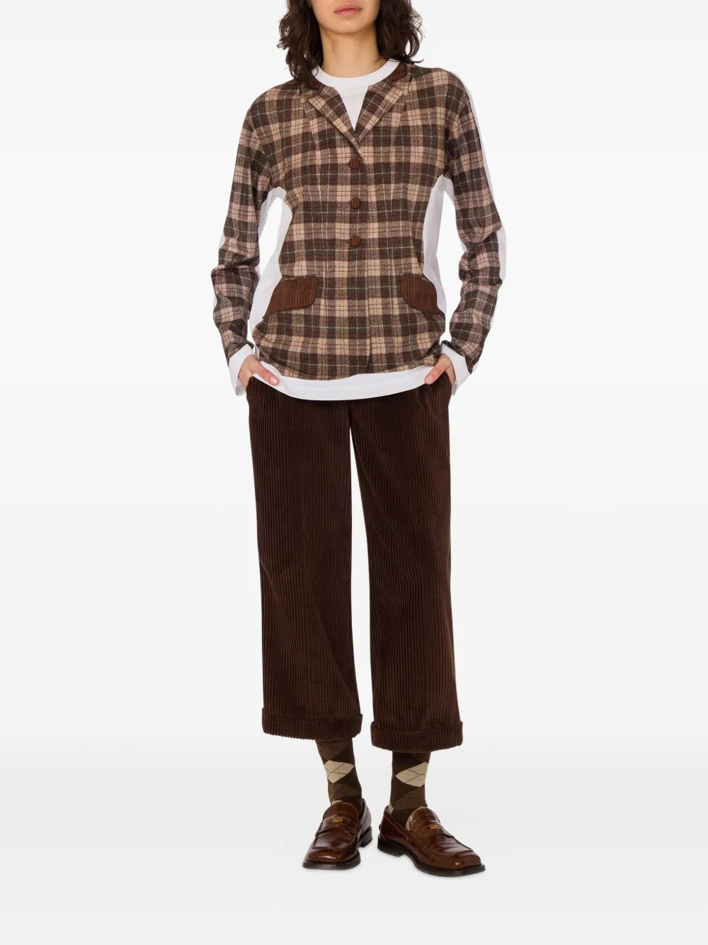 Moschino check-patterned cotton T-shirt | T-Shirts & Jersey Shirts | Image 2