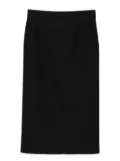 Moschino hem lined straight skirt - Black