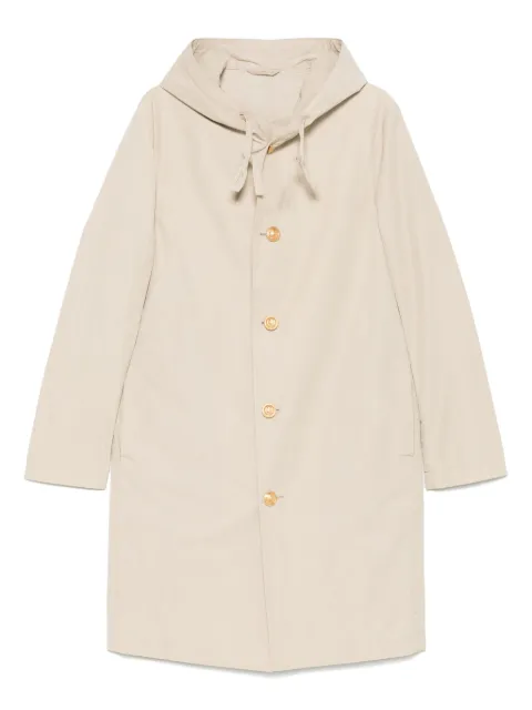Lardini hooded trench coat