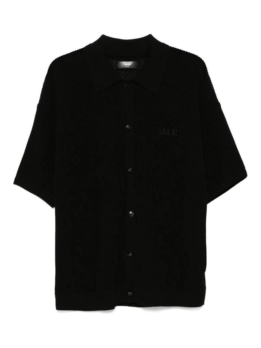 AMIRI camisa tejida de crochet | negro | Image 1