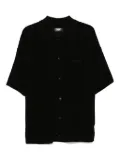 AMIRI crochet-knit mesh shirt - Black