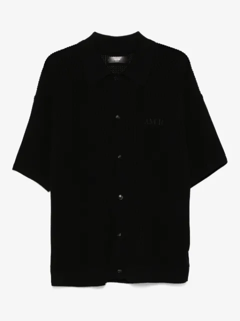 AMIRI AMIRI crochet mesh shirt 