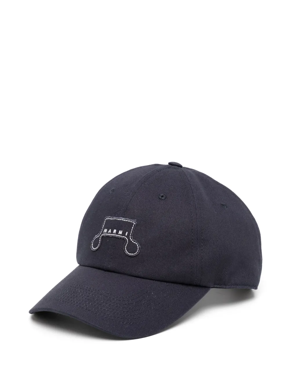 Marni logo-embroidered baseball cap | Blue | Image 1