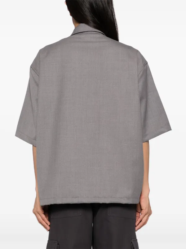 Peacemaker Oamc Tech Shirt | Grey | FARFETCH JO