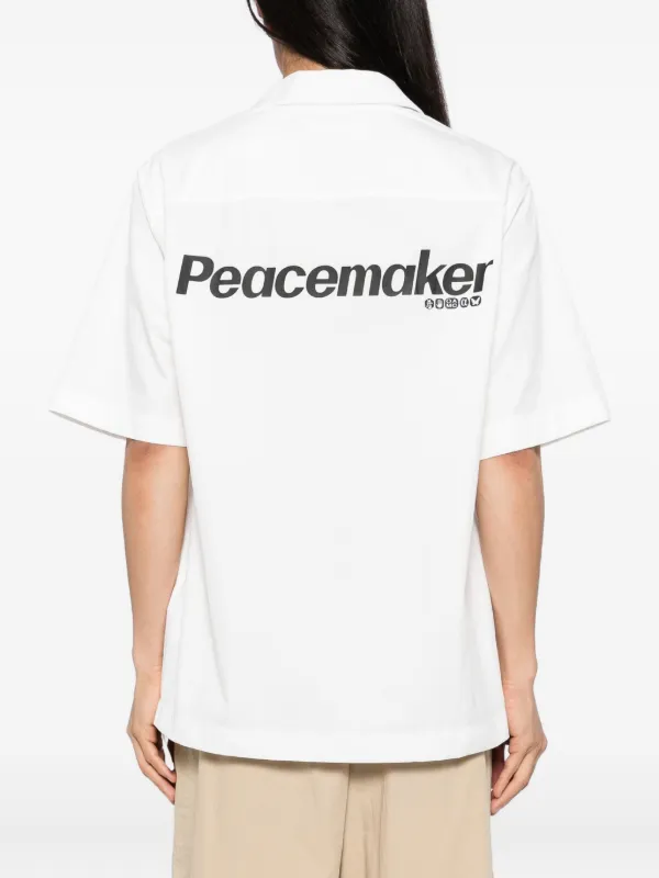 Peacemaker Oamc Boxi Shirt | White | FARFETCH IN