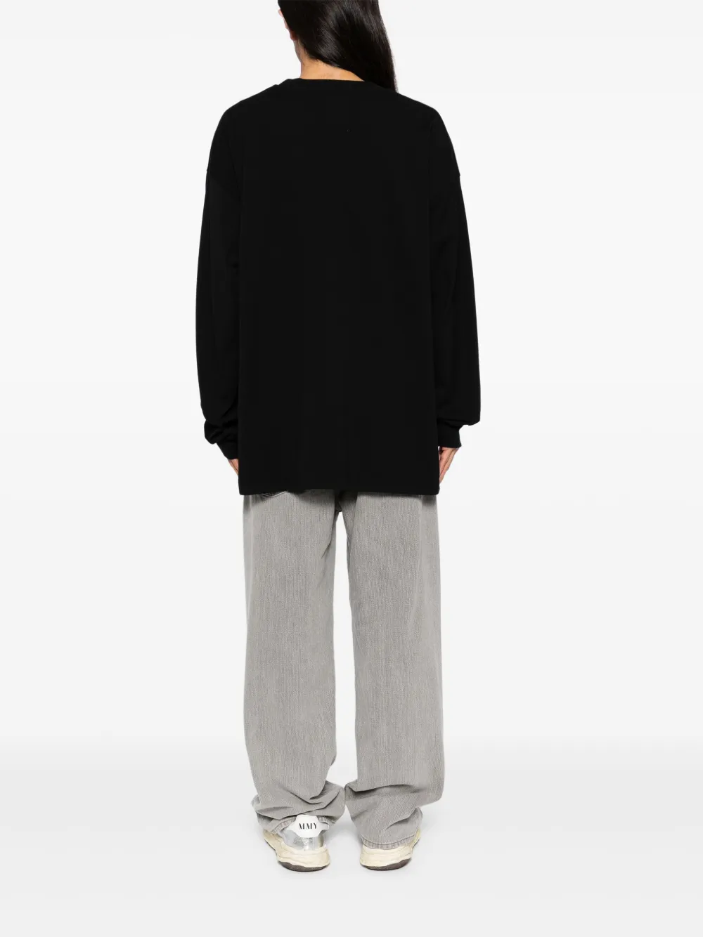 Maison MIHARA YASUHIRO Scott T-shirt met print Zwart