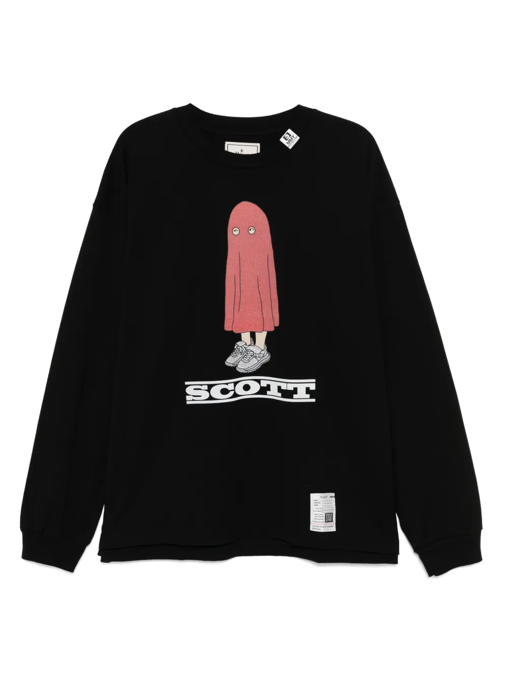 Maison MIHARA YASUHIRO playera Scott | negro | Image 1